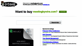 What Meetingbywire.com website looked like in 2015 (8 years ago)