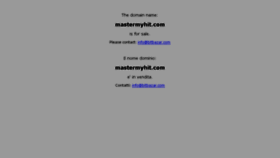 What Mastermyhit.com website looked like in 2015 (10 years ago)