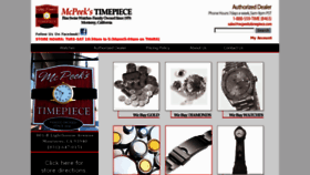 What Mcpeekstimepiece.com website looked like in 2015 (8 years ago)