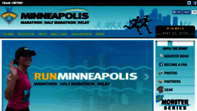 What Minneapolismarathon.com website looked like in 2015 (8 years ago)