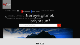 What Myvize.net website looked like in 2015 (8 years ago)