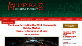 What Minneapolisholidaymarket.com website looked like in 2015 (8 years ago)