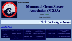 What Mosa.net website looked like in 2015 (8 years ago)