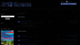 What Mybbmodding.net website looked like in 2015 (8 years ago)