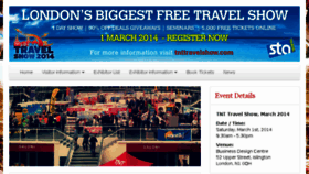 What March-2014.tnttravelshow.com website looked like in 2015 (8 years ago)