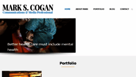 What Markscogan.com website looked like in 2015 (8 years ago)