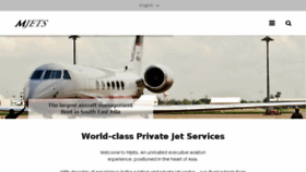 What Mjets.com website looked like in 2015 (8 years ago)