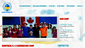 What Montrealsummercamp.com website looked like in 2015 (8 years ago)