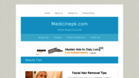 What Medicinepk.com website looked like in 2015 (8 years ago)