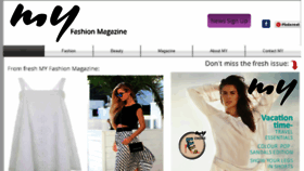 What My-fashionmagazine.com website looked like in 2015 (8 years ago)