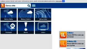 What Mobile.ilmeteo.it website looked like in 2015 (10 years ago)