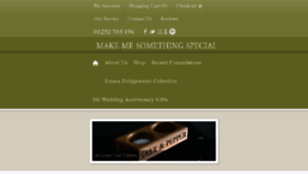 What Makemesomethingspecial.co.uk website looked like in 2015 (8 years ago)
