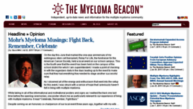What Myelomabeacon.com website looked like in 2015 (8 years ago)