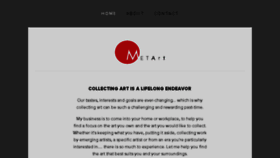 What Metart.net website looked like in 2015 (8 years ago)