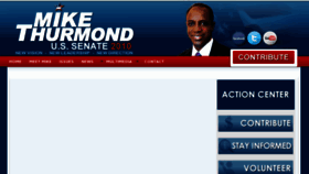 What Mikethurmond2010.com website looked like in 2015 (8 years ago)