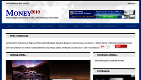 What Money2010.de website looked like in 2015 (8 years ago)