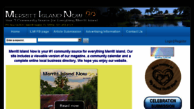 What Merrittislandnow.com website looked like in 2015 (8 years ago)