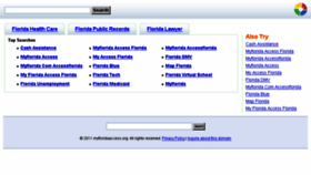 What Myfloridaaccess.org website looked like in 2015 (8 years ago)