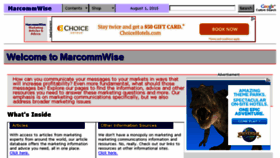 What Marcommwise.com website looked like in 2015 (8 years ago)