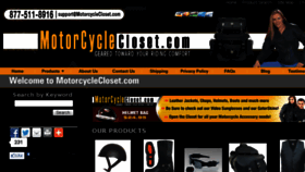 What Motorcyclecloset.com website looked like in 2015 (8 years ago)