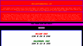 What Mysattamatka.in website looked like in 2015 (8 years ago)