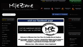 What Milezone.com website looked like in 2015 (8 years ago)