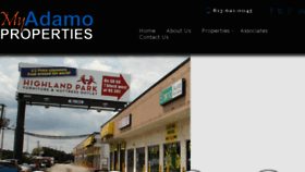 What Myadamo.com website looked like in 2015 (8 years ago)