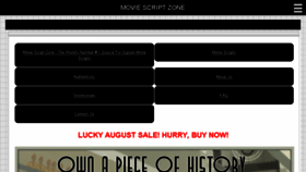 What Moviescriptzone.com website looked like in 2015 (8 years ago)