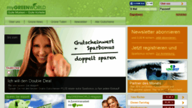 What Mygreenworld.de website looked like in 2015 (8 years ago)