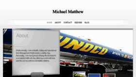 What Mikematthew.com website looked like in 2015 (8 years ago)