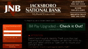 What Mybanktexas.com website looked like in 2015 (8 years ago)
