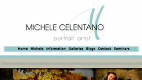 What Michelecelentano.com website looked like in 2015 (8 years ago)