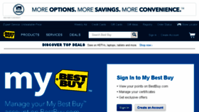 What Mybestbuy.com website looked like in 2015 (8 years ago)