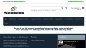What Magneetballetjes.nl website looked like in 2015 (8 years ago)