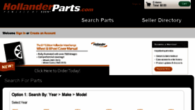 What Mypartshop.com website looked like in 2015 (8 years ago)