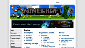 What Minecraftinstall.net website looked like in 2015 (8 years ago)