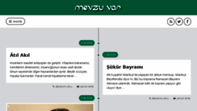 What Mevzuvar.com website looked like in 2015 (8 years ago)