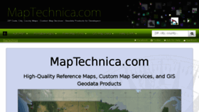 What Maptechnica.com website looked like in 2015 (8 years ago)
