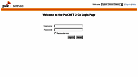 What Mft2go.pwc.com website looked like in 2015 (8 years ago)