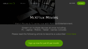 What Mckfluxmovies.co.uk website looked like in 2015 (8 years ago)