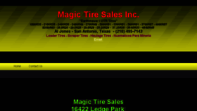 What Magictire.com website looked like in 2015 (8 years ago)