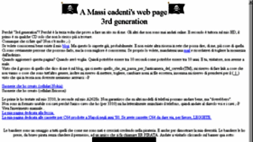 What Massicadenti.com website looked like in 2015 (8 years ago)