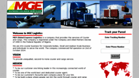 What Mgelogistics.com website looked like in 2015 (8 years ago)