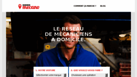 What Monsieurmecano.com website looked like in 2015 (8 years ago)