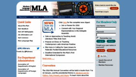 What Mla.org website looked like in 2015 (8 years ago)