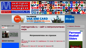 What Metrogoroda.ru website looked like in 2015 (8 years ago)