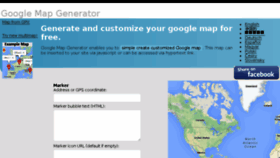 What Map-generator.org website looked like in 2015 (8 years ago)