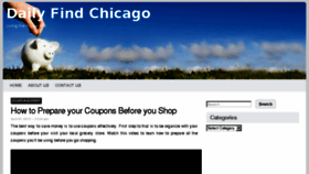 What Mydailyfindchicago.com website looked like in 2015 (8 years ago)