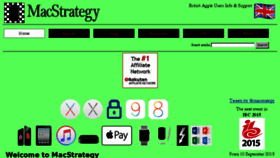 What Macstrategy.com website looked like in 2015 (8 years ago)