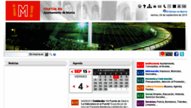 What Murcia.es website looked like in 2015 (8 years ago)